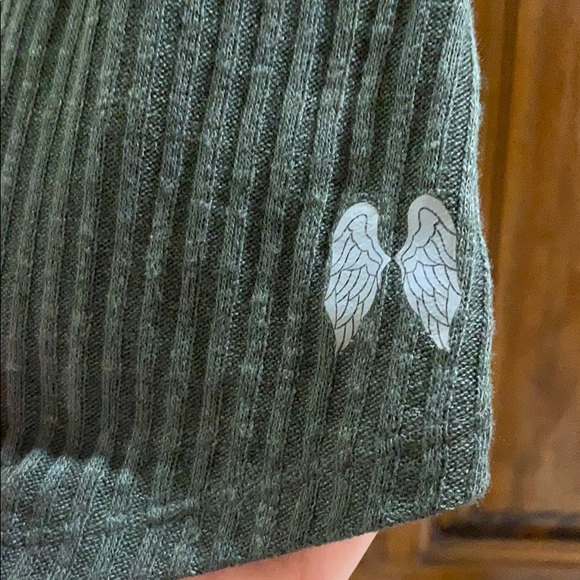 Green Victoria Secret Racerback Three Button Tee - Picture 2 of 4